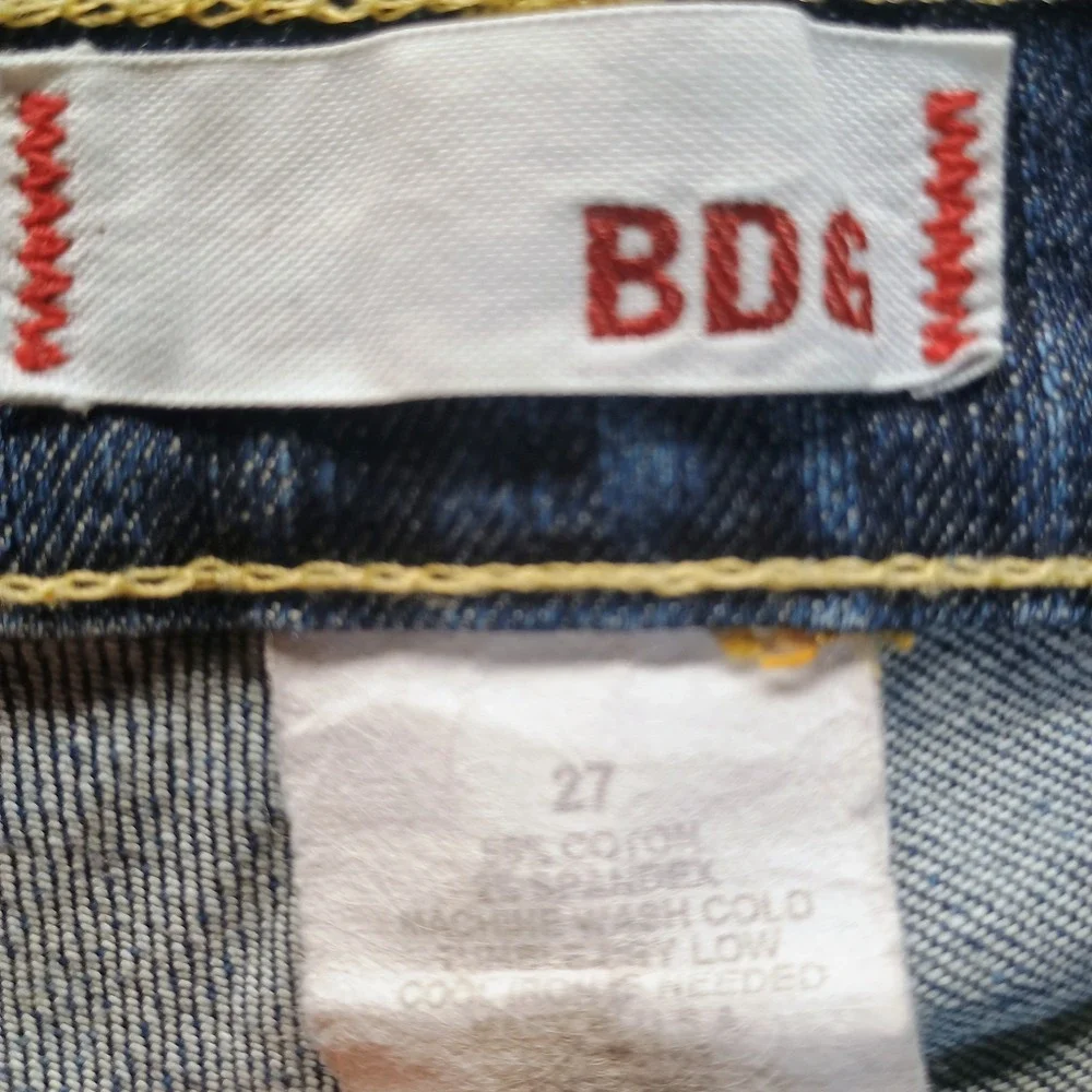 BDG Skinny Medium Blue Wash Denim Jeans‎ Women's 25x33 Urban Outfitters